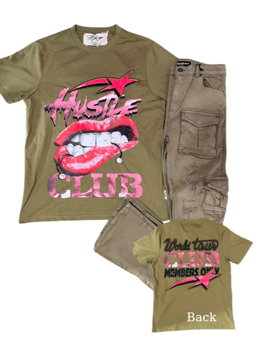 BKYS Hustle Club Stacked Jeans Set
